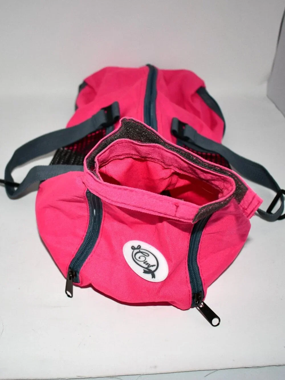 Cinf Cat Grooming Restraint Bag, Nail Clipping, Bathing No Scratch, Rose Red, M,